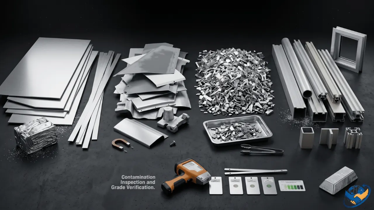 Aluminium Scrap — supplied by Assured Global Exim LLP