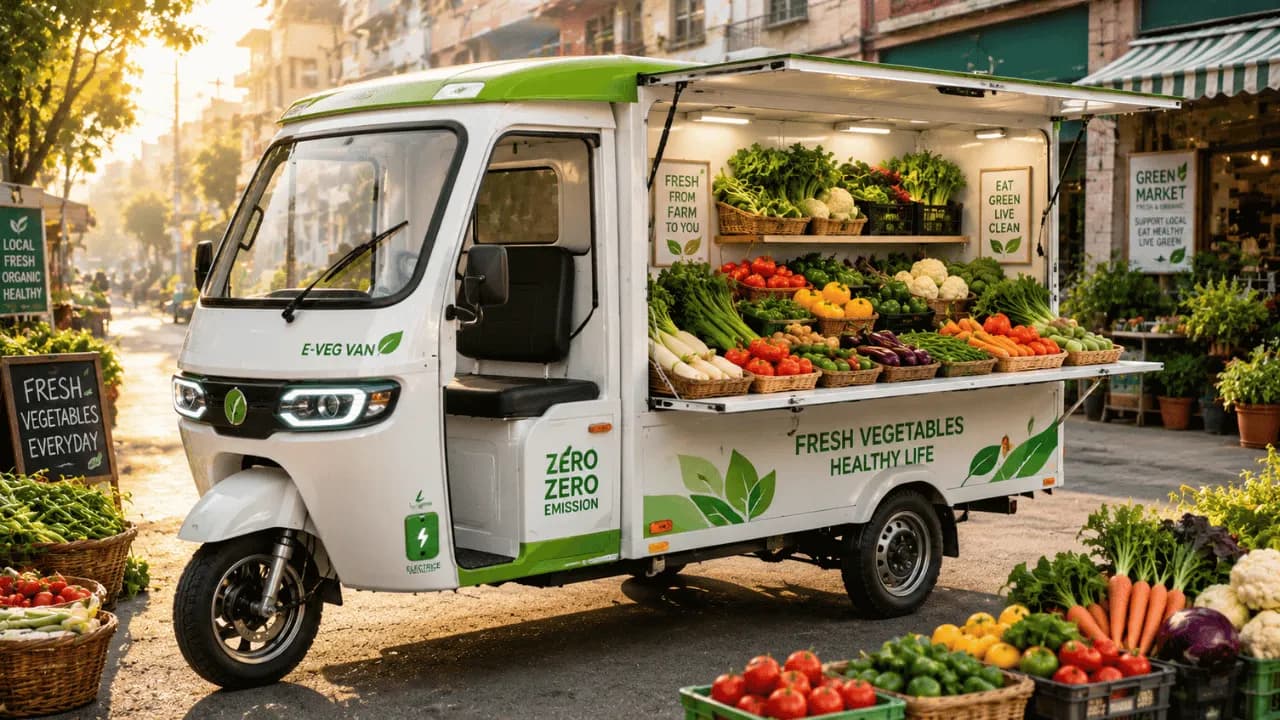 EV Vegetable Van — supplied by Assured Global Exim LLP