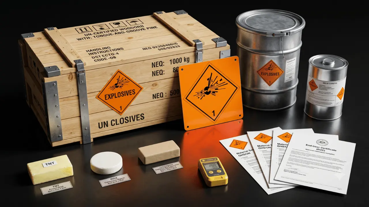 Military-Grade Explosives — supplied by Assured Global Exim LLP